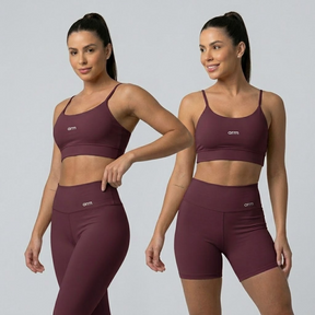 Trijunto Fitness: Top + Legging + Short