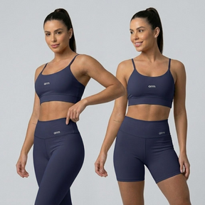 Trijunto Fitness: Top + Legging + Short