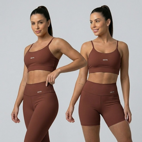 Trijunto Fitness: Top + Legging + Short