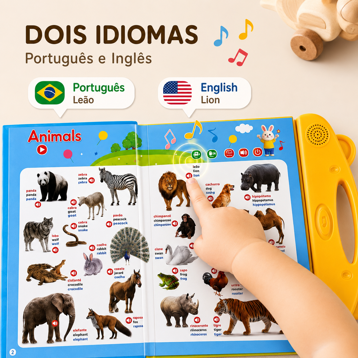 Livro Falante Bilíngue™ - Português e Inglês