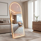 Espelho Oval Led 170x70 Moldura Grande Corpo Inteiro