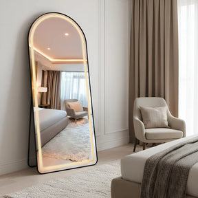 Espelho Oval Led 170x70 Moldura Grande Corpo Inteiro