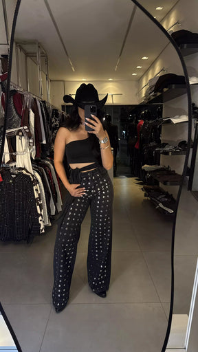 Calça Wide Leg Éclipse
